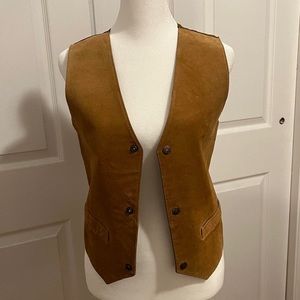 Arizona Jean leather Tan Vest